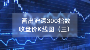 实例：画出沪深300指数收盘价K线图（三）